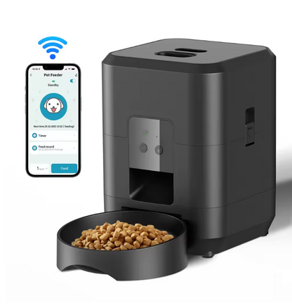 Smart WiFi Automatic Pet PawFeeder with Timed Portion Control - Both for Dogs & Cats