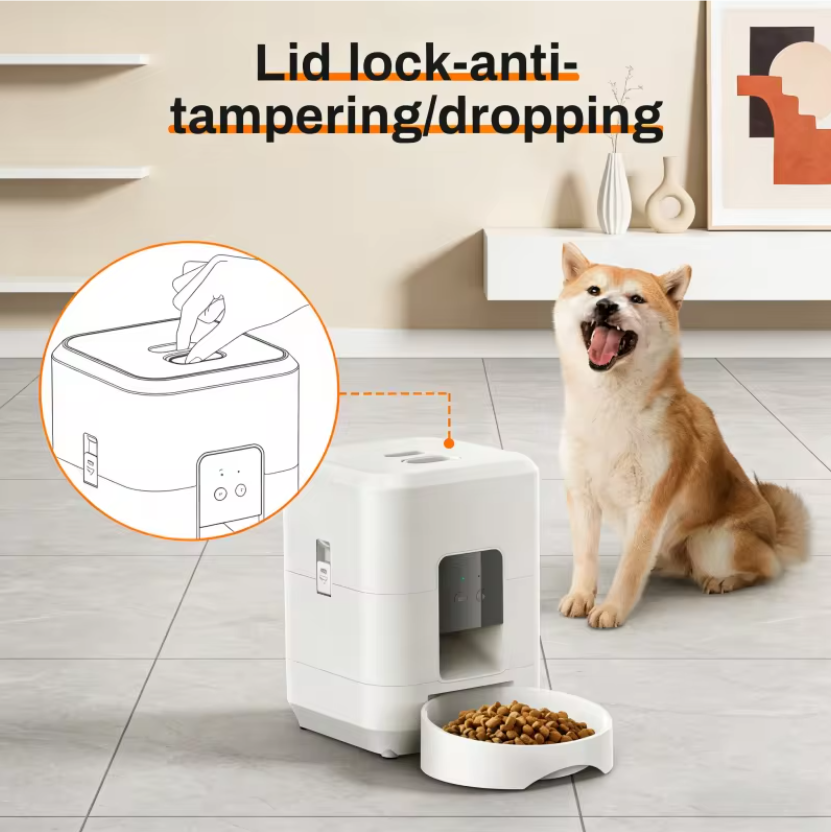 Smart WiFi Automatic Pet PawFeeder with Timed Portion Control - Both for Dogs & Cats