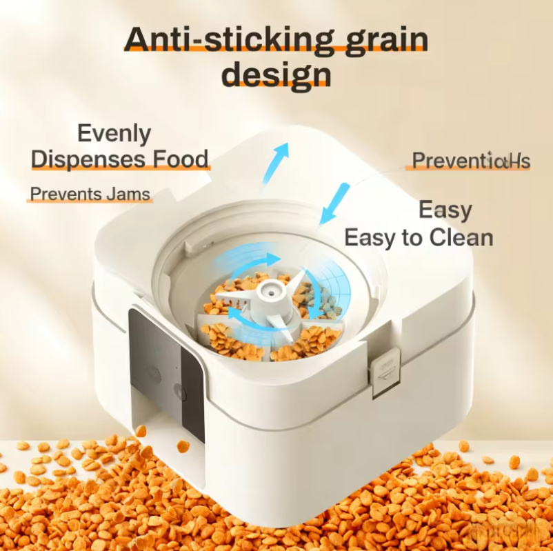 Smart WiFi Automatic Pet PawFeeder with Timed Portion Control - Both for Dogs & Cats